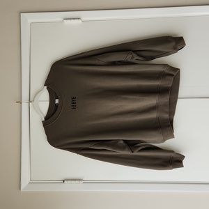 Hi Bye Ribbon Crew Neck Sweatshirt